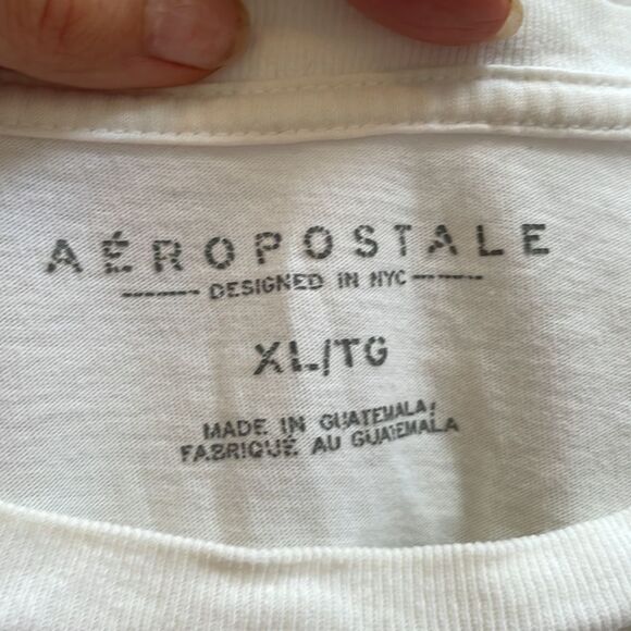 Aeropostale beach & palm tree theme T-shirt - Picture 6 of 8